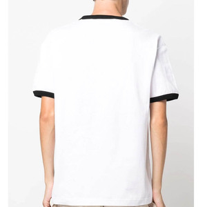 Camiseta con logotipo personalizado, camisetas lisas para imprimir 100% algodón, venta al por mayor, camiseta negra de manga corta, camiseta impresa personalizada - Product Image 4