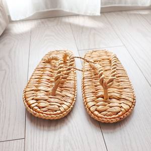Sandalias de Mujer Estilo Veraniego, Tejidas Naturales con Suela de Paja, Sandalias de Jacinto de Agua, Chanclas - Product Image 5