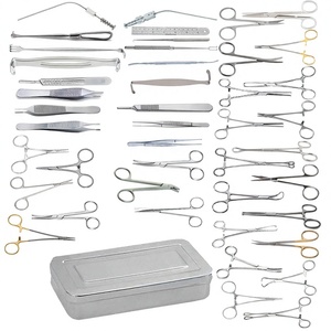 ชุดเครื่องมือผ่าตัดด้วยมือ74ชิ้นทำจากสเตนเลสสตีลรากฐานสำหรับการผ่าตัดที่ประสบความสำเร็จโลโก้ออกแบบได้ตามต้องการ - Product Image 1