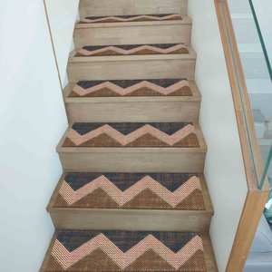 Kilim Design Rug, Geometric Pattern Rug, Modern Printed Rug,Step Rug - Product Image 3