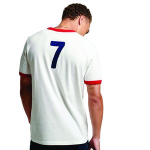 Archer T-shirt à col rond personnalisé en coton T-shirts Vintage Fitness Ringer T-shirt à manches courtes T-shirts pour hommes - Product Image 6