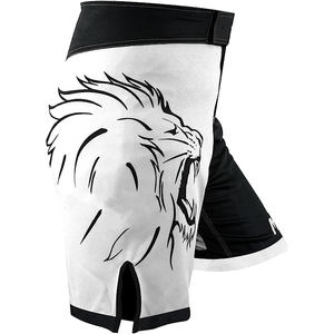 Short décontracté unisexe en coton de haute qualité Tissu personnalisé Marque privée Respirant Léger Séchage rapide Jiu brésilien Arts martiaux - Product Image 6