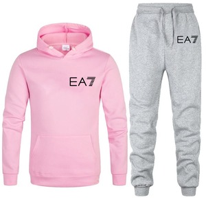 ชุดกีฬาผู้ชายใหม่ปี 2025 ชุดสปริง/ออทัมน์ เสื้อฮู้ดดี้และกางเกงขายาว ชุดแฟชั่นพิมพ์ลายสำหรับผู้ชาย - Product Image 6