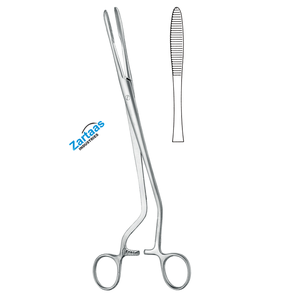 Pince à tampon Cheron en acier inoxydable de haute qualité 25cm / 10 pouces Fabricant d'instruments chirurgicaux - Product Image 1