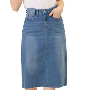 <b>Summer</b> New Arrivals Fashion Denim Mini <b>Skirt</b> Sexy Plus Size Casual Belt Diamond Women Trendy Apparel Wholesale BD Supplier - Product Image 2