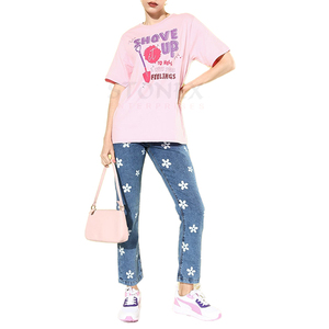 Women's <b>Round</b> Neck Short Sleeve Summer T-Shirt New Pullover Cotton Fashion Women Tshirt - Product Image 1