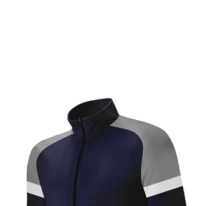 Mens Fitness Tracksuit Two Piece Set <b>Jogger</b> and Jacket Athletic Sportswear Outfit for Gym Workout Training Wear oem service - Product Image 4