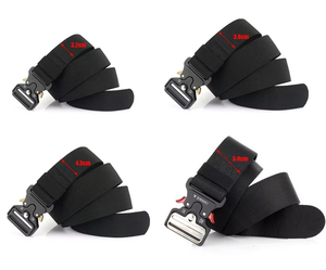 เข็มขัดผ้าไนลอนสำหรับผู้ชายเข็มขัดผ้าแคนวาสแบบคาดเอวแบบหนาลายพรางออกแบบได้ตามที่ต้องการ - Product Image 5