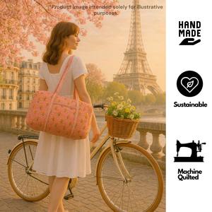 Sac de sport en coton biologique de grande capacité personnalisable, élégant, écologique et durable, imprimé pour week-end pour portable - Product Image 6