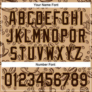 Authentic Style New Brown Old Gold 3D Pattern Baseball Jersey International <b>Coffee</b> Day Design <b>Printed</b> Sportswear Softball - Product Image 5