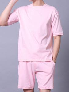 Ensemble T-shirt et short en coton respirant de haute qualité pour homme, personnalisé, tenue décontractée populaire avec ensemble assorti pour l'été - Product Image 6