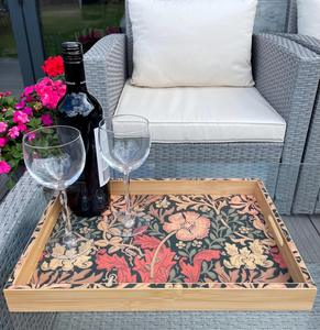 MDF Wooden <b>Enamel</b> Coated Design Serving <b>Tray</b> Hotels & Restaurant Kitchenware Table <b>Tray</b> High Quality - Product Image 2