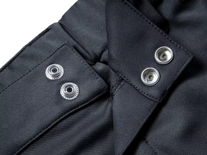 Pantalon de baseball de haute qualité pour adultes, noir, personnalisé, fermeture à boutons, durable, coupe décontractée, longueur intégrale, vêtements de sport actifs - Product Image 5