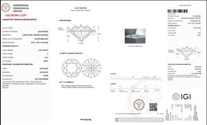 E Color VS2 Claridad Tamaño 2,64 Ct Pulido Labgrown Diamante Forma Redonda Joyería de Diamantes Sueltos Diamantes - Product Image 5