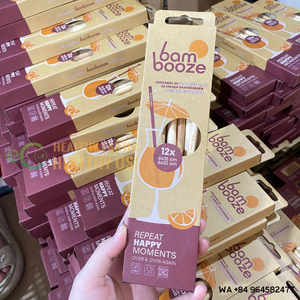 Pajitas de Bambú Reutilizables Ecológicas al por Mayor, Personaliza el Logotipo y el Empaque con Buen Precio por ECO2GO VIETNAM - Product Image 3