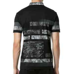 Polo de sublimación para hombre, diseño liso, alta calidad, logotipo frontal liso, talla grande, alta visibilidad, sublimación, camiseta polo para hombre - Product Image 6