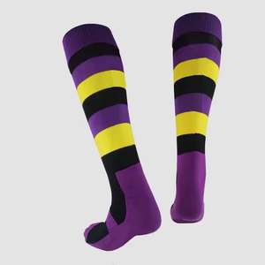 Men <b>Breathable</b> Sporty Rugby Football <b>Socks</b> 2025 Custom Made Men Rugby <b>Socks</b> Lightweight Stylish Rugby <b>Socks</b> - Product Image 2