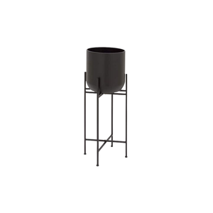 Offre Spéciale Design moderne noir mat couleur support de Pot de fleur support de Pot de jardinière de qualité supérieure pour jardin pour la décoration de la chambre - Product Image 1