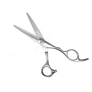 Ciseaux de coupe de cheveux droits de qualité salon, 6,5 pouces, pour usage professionnel à domicile, acier inoxydable tranchant, repose-doigts fixe - Product Image 6