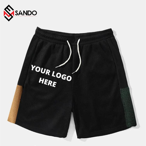 กางเกงขาสั้นออกกำลังกายสำหรับผู้ชายผ้าฝ้ายระบายอากาศพิมพ์ลายโลโก้ตามสั่งสำหรับฤดูร้อน - Product Image 6