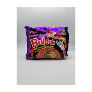 Saboree Saamyang Hot Chicken Sabor Ramen Habanero Lime Bold fideos empapados en salsa habanero picante con un toque de Lima picante - Product Image 2