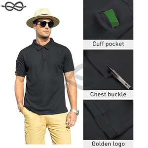 Calidad Premium Hombres Mujeres Unisex OEM Logotipo personalizado Impreso Polos Color sólido Publicidad Camisetas En blanco Liso Personalizable - Product Image 2