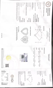 Diamant de qualité supérieure cultivé en laboratoire HPHT pour un cadeau de Noël certifié Fancy Light Heart Cut Color D Bijoux D'VINS JEWELS - Product Image 5