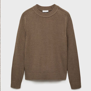 Drop Shoulder Street Wear Suéteres de los hombres para la venta en línea 2025 Más vendidos Diseño de parche bordado de manga larga Suéter de los hombres - Product Image 6