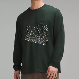 T-shirts à manches courtes décontractés légers d'été avec logo personnalisé T-shirts à strass de conception populaire faite par des professionnels - Product Image 4