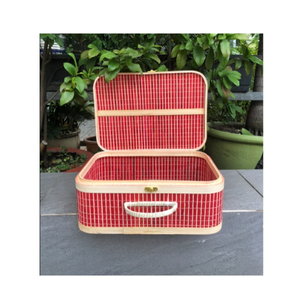 Cesta de picnic de bambú tejida de bambú duradero, ideal para acampar en la playa y servicio de comida al aire libre de Vietnam - Product Image 4