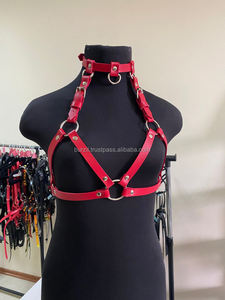 Harnais de poitrine ceinture en cuir femmes sangles de ceinture boucles mode corps LWH-0039 - Product Image 4