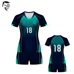 Uniforme de voleibol femenino de la mejor calidad al por mayor equipo de entrenamiento de Jersey de nuevo diseño con técnica de sublimación de servicio OEM - Product Image 4
