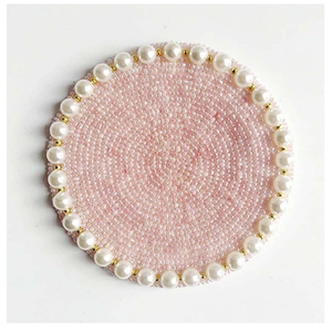 High Quality Handmade Glass <b>Beaded</b> <b>Coaster</b> Glass <b>Beaded</b> <b>Coasters</b> for Drinks <b>Coasters</b> for Dinning & Coffee Table Decor - Product Image 1