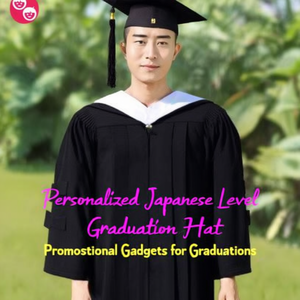 Sombrero de Graduación Japonés Personalizado con Laurel, Artículos Promocionales para Graduaciones - Product Image 3