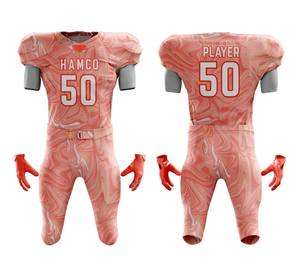 Uniforme de fútbol americano personalizado, camiseta de fútbol americano de sarga, camisetas de rugby baratas para hombres, mujeres y niños - Product Image 3