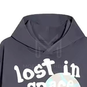 Nueva Llegada: Sudadera con Capucha para Hombre, Corte Regular, Transpirable, con Estampado Puff, Logotipo Personalizado, Ligera, Diseño Sólido para Invierno - Product Image 5