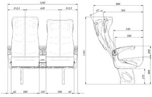 Nuevo Asiento de Suspensión para Barco Marino con Respaldo Reclinable Cómodo, Modelo GS 101 START VIP, Venta al Por Mayor - Product Image 3