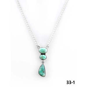 Collier Paloma d'inspiration sud-ouest avec turquoise et argent sterling - Product Image 2