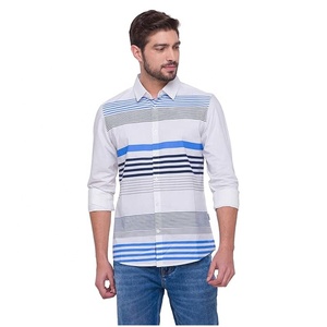 เสื้อเชิ้ตลายสก็อตแขนยาวสำหรับผู้ชายเสื้อลายสก็อตผ้าฝ้ายแท้ใส่สบายมีกระดุม - Product Image 2