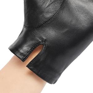 New <b>Mens</b> Sheepskin <b>Leather</b> <b>Gloves</b> Touch Screen Winter Warm Full Finger <b>Driving</b> Riding Casual Daily Outdoor - Product Image 3