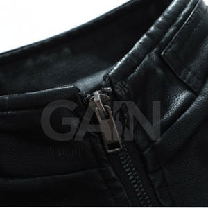 Nueva chaqueta de cuero para hombre de moda Material de alta calidad Chaqueta de invierno cálida y acogedora para caballeros - Product Image 4
