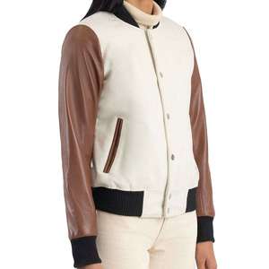 Chaqueta Letterman Personalizada con Logotipo, Nueva, de Alta Calidad, Último Estilo, Manga Regular para Invierno, Chaqueta Letterman para Mujer al por Mayor - Product Image 2