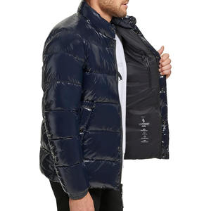 Chaqueta Acolchada para Mujer, Acabado Brillante, Tinte Liso, Abrigo de Invierno Cálido y Aislado, Ligero, Acolchado, Cortavientos, Elegante, de Secado Rápido - Product Image 4