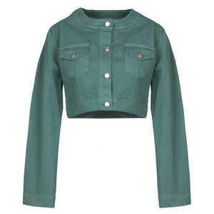 Chaqueta vaquera de moda de invierno para mujer/chaqueta vaquera de manga larga de gran tamaño para mujer a la venta - Product Image 1