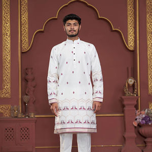 ชุดคุर्ตาผ้าจาการ์ดลายราชวัติ - Product Image 1