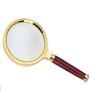 Loupe en métal faite à la main avec poignée antidérapante rose Idéal pour une utilisation à la main Conception simple pour une visualisation facile - Product Image 1