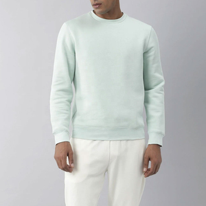 Crewneck Men's Oversized Sweatshirt Quality Winter Solid Cotton Polyester OEM Hoodies Sweatshirts Quality custom for OEM - Product Image 3