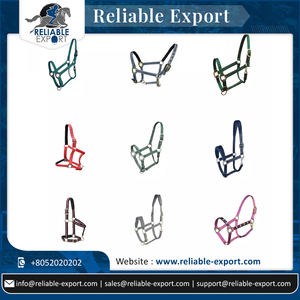 Licou de cheval en nylon de style occidental avec rembourrage souple en cuir et matériaux en PVC pour l'équitation de selle occidentale - Product Image 5