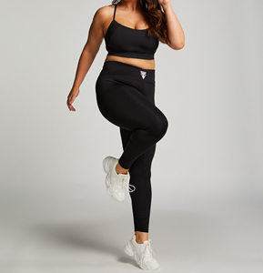 Pantalon de fitness à carreaux taille haute personnalisé pour femmes, nouveau design, fermeture à la taille élastique pour la pratique du yoga en cours d'exécution - Product Image 4