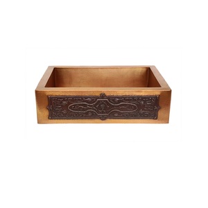 Fregadero de cocina de cobre Fregadero de cascada de acero inoxidable Cocina Pantalla digital Fregadero de cocina Grifo de agua de cobre de latón - Product Image 3